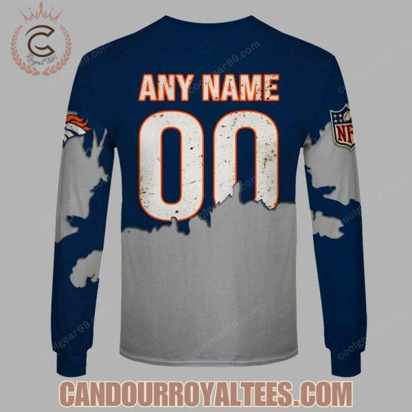 Denver Broncos Zombie Halloween Design Hoodie