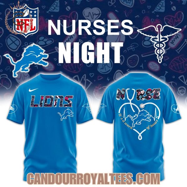 Detroit Lions Nurses Night Hoodie