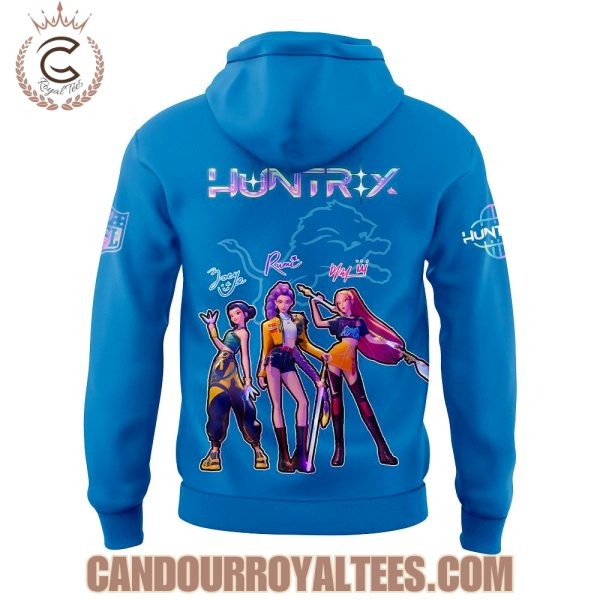 Detroit Lions x K-pop Demon Hunters Hoodie