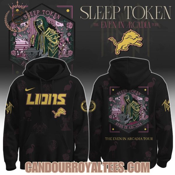 Detroit Lions x Sleep Token Even In Arcadia Tour 2025 Hoodie