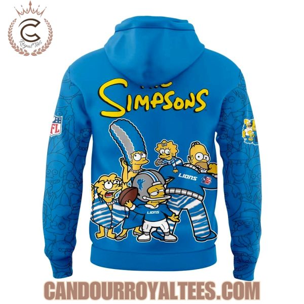 Detroit Lions x The Simpsons Family Hoodie