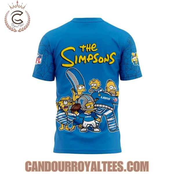 Detroit Lions x The Simpsons Family Hoodie