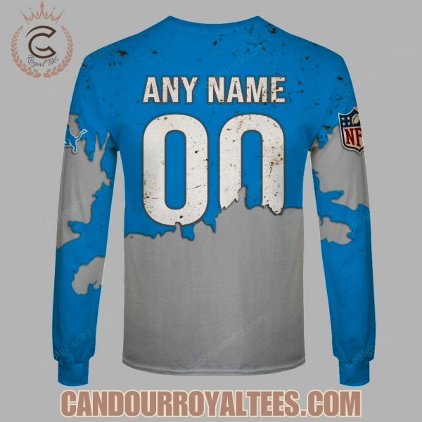 Detroit Lions Zombie Halloween Design Hoodie