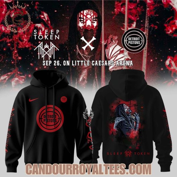 Detroit Pistons X Sleep Token: Even In Arcadia Tour Merch Hoodie