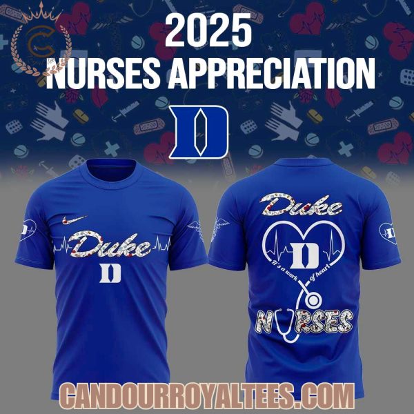 Duke Blue Devils x Nurses Appreciation 2025 Hoodie
