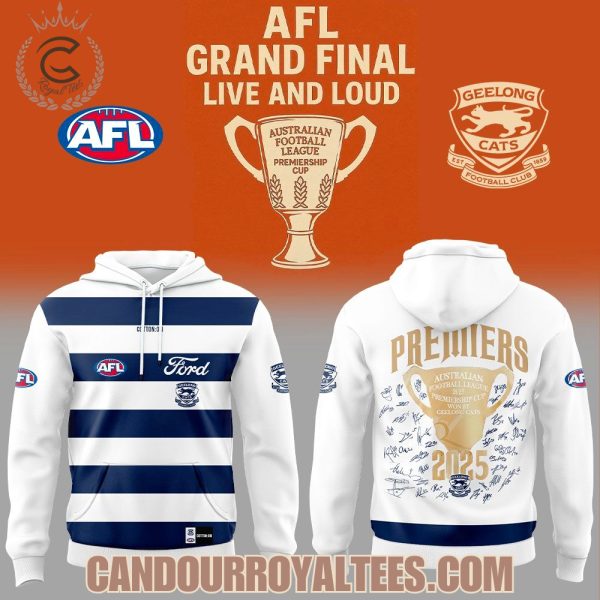 Geelong Cats AFL Premiers 2025 Tshirt, Hoodie