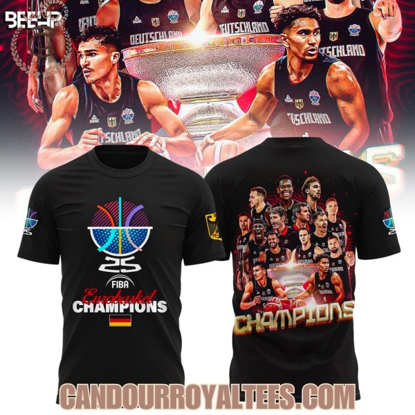 Germany 2025 Eurobasket Champions Tshirt, Hoodie
