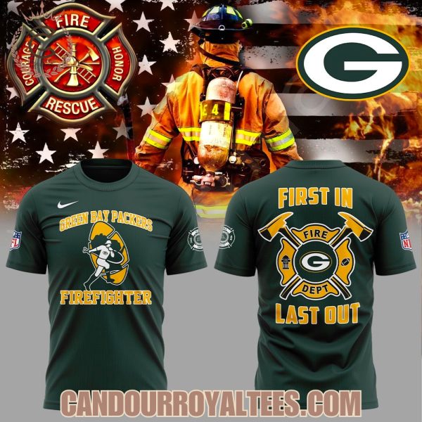 Green Bay Packers Firefighter Appreciation 2025 Hoodie