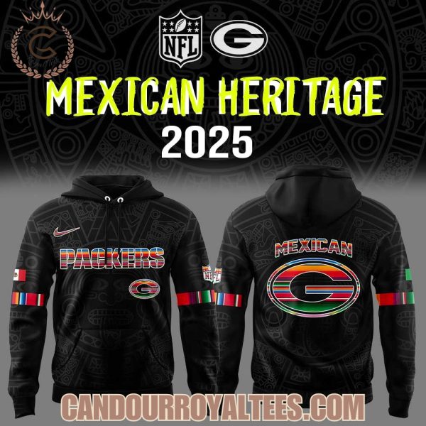 Green Bay Packers Mexican Heritage 2025 Hoodie