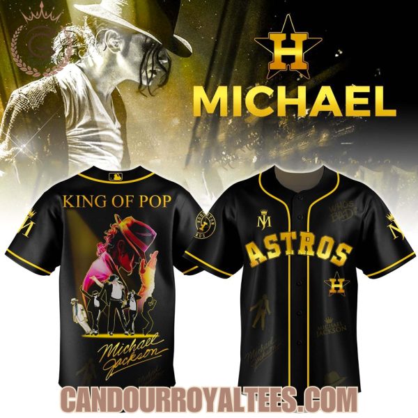 Houston Astros x Michael Jackson King Of Pop Jersey 2025