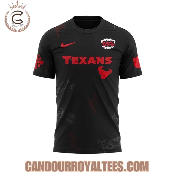 Houston Texans My Chemical Romance Tour 2025 Combo Signature Shirt