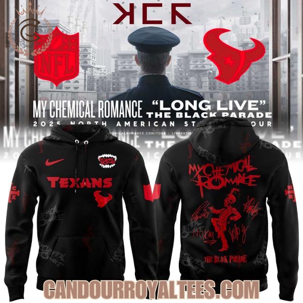 Houston Texans My Chemical Romance Tour 2025 Combo Signature Shirt