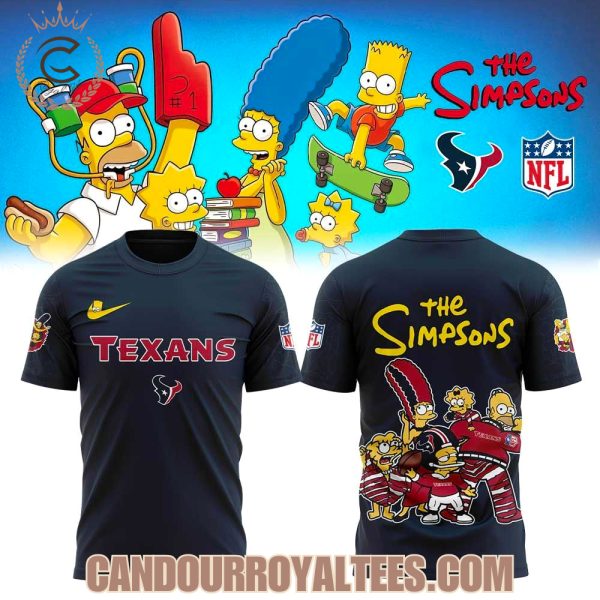 Houston Texans x The Simpsons Family Hoodie