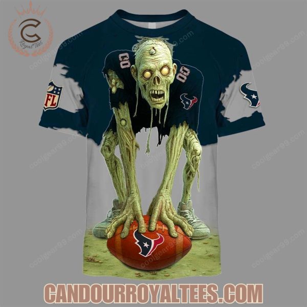 Houston Texans Zombie Halloween Design Hoodie