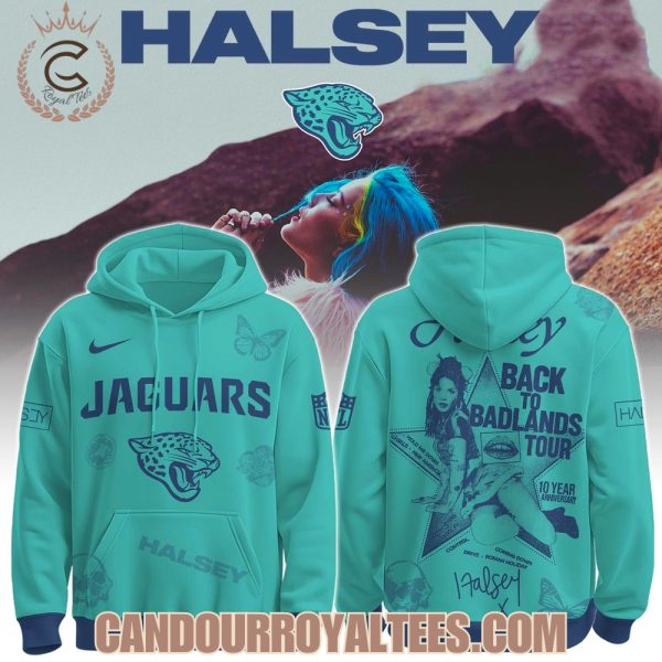 Jacksonville Jaguars x Halsey Back to Badlands Tour Hoodie