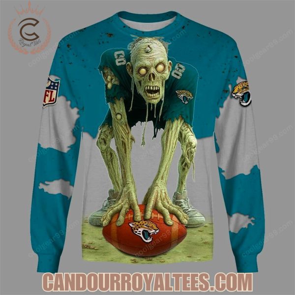 Jacksonville Jaguars Zombie Halloween Design Hoodie