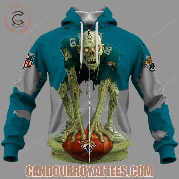 Jacksonville Jaguars Zombie Halloween Design Hoodie