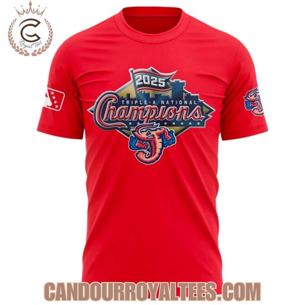 Jacksonville Jumbo Shrimp 2025 Triple-A National Champions Tshirt, Hoodie