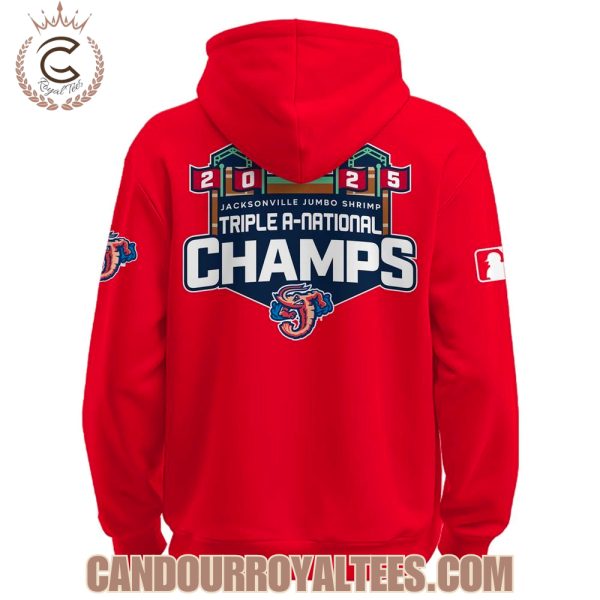 Jacksonville Jumbo Shrimp 2025 Triple-A National Champions Tshirt, Hoodie