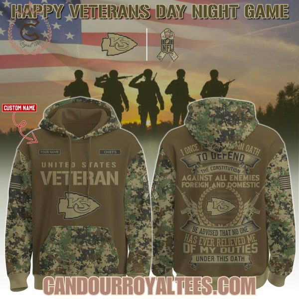 Kansas City Chiefs Happy Veterans Day Night Game Hoodie