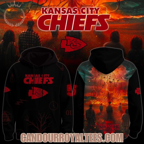 Kansas City Chiefs x Stranger Things 5 Hoodie