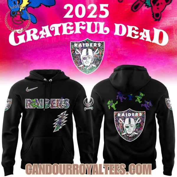 Las Vegas Raiders Grateful Dead Night 2025 Hoodie