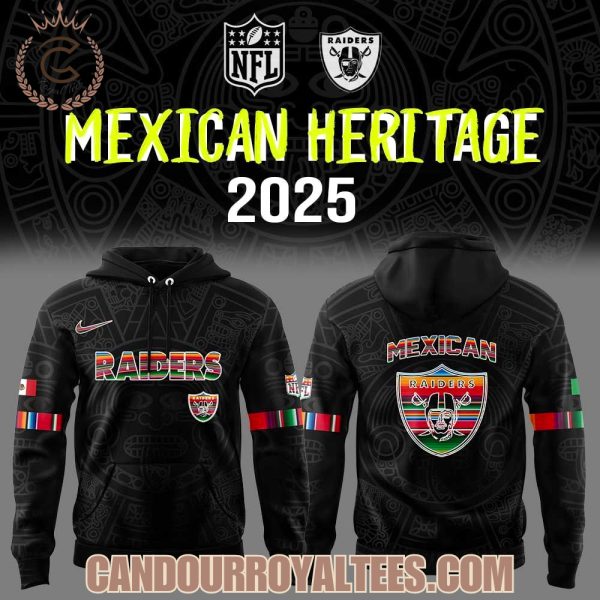 Las Vegas Raiders Mexican Heritage 2025 Hoodie