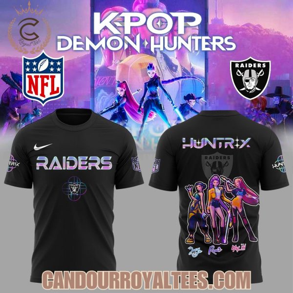 Las Vegas Raiders x K-pop Demon Hunters Hoodie