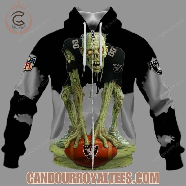 Las Vegas Raiders Zombie Halloween Design Hoodie