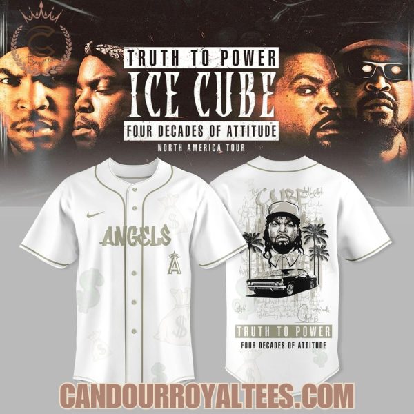 Los Angeles Angels Truth to Power: Ice Cube – Four Decades of Attitude North America Tour Jersey