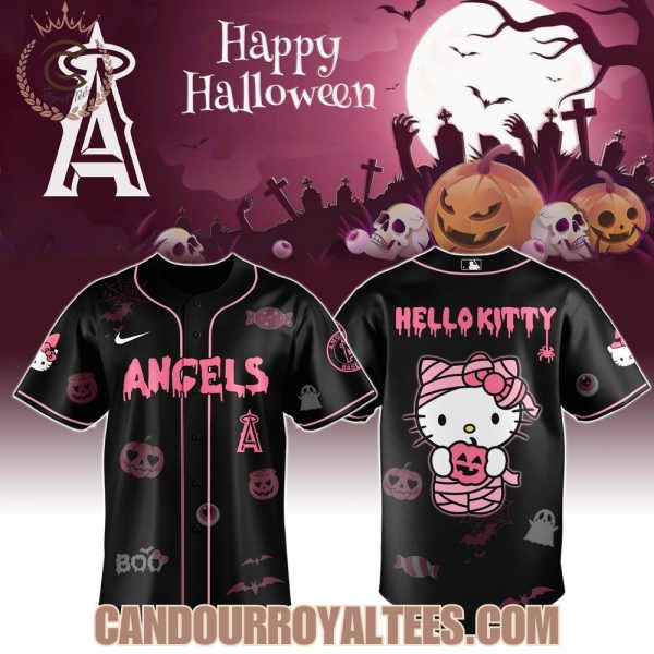Los Angeles Angels x Hello Kitty Cosplay Halloween Jersey