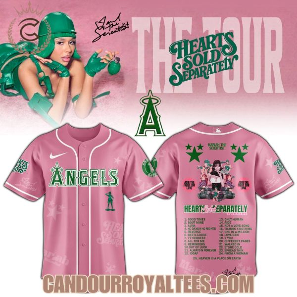 Los Angeles Angels x Mariah the Scientist Hearts Sold Separately Tour Jersey