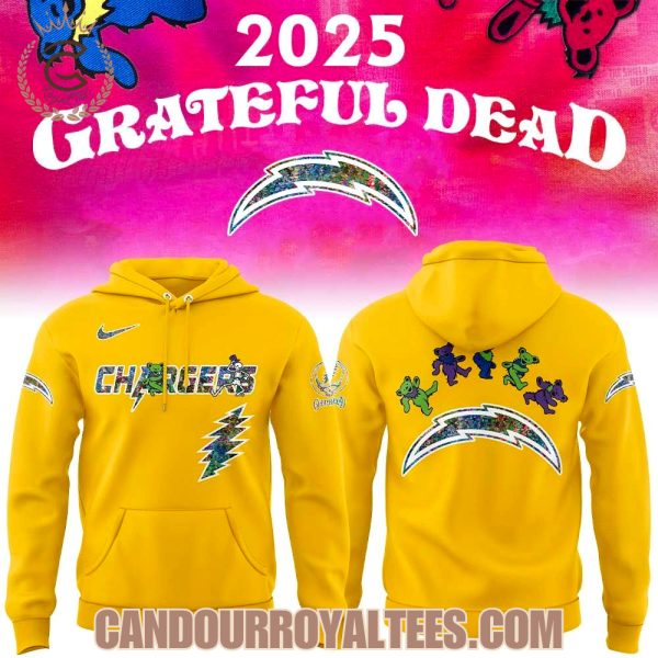 Los Angeles Chargers Grateful Dead Night 2025 Hoodie