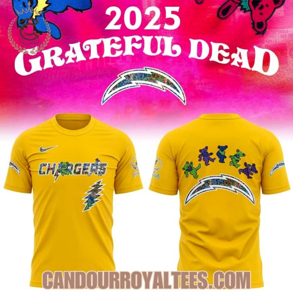Los Angeles Chargers Grateful Dead Night 2025 Hoodie