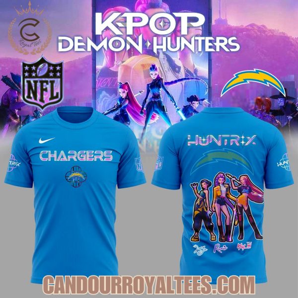 Los Angeles Chargers x K-pop Demon Hunters Hoodie