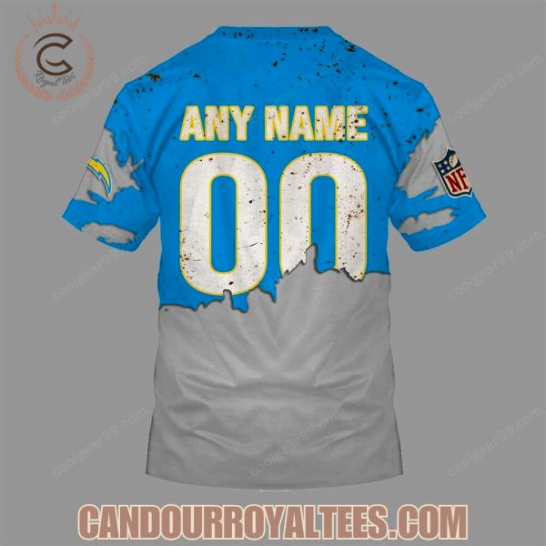 Los Angeles Chargers Zombie Halloween Design Hoodie