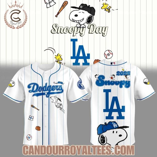 Los Angeles Dodgers Snoopy Day Jersey