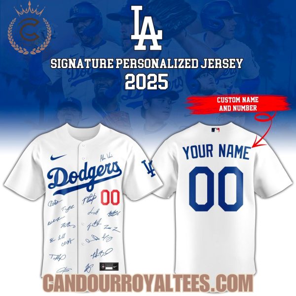 Los Angeles Dodgers x 2025 Signature Autograph Jersey