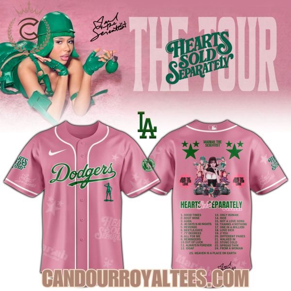 Los Angeles Dodgers x Mariah the Scientist Hearts Sold Separately Tour Jersey