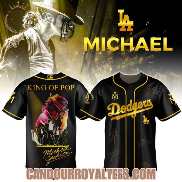 Los Angeles Dodgers x Michael Jackson King Of Pop Jersey 2025