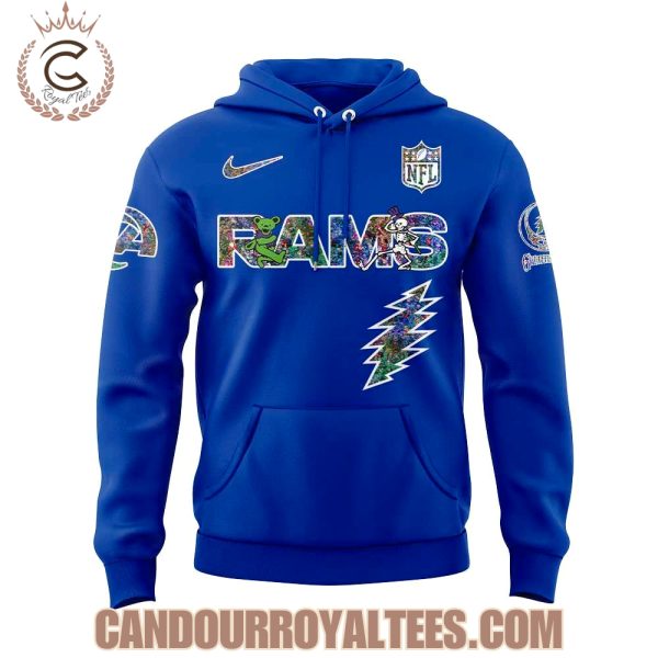 Los Angeles Rams Grateful Dead Night 2025 Hoodie