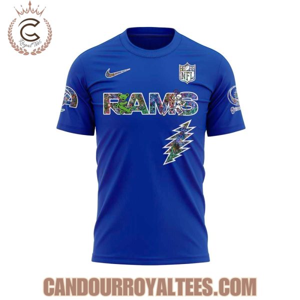 Los Angeles Rams Grateful Dead Night 2025 Hoodie
