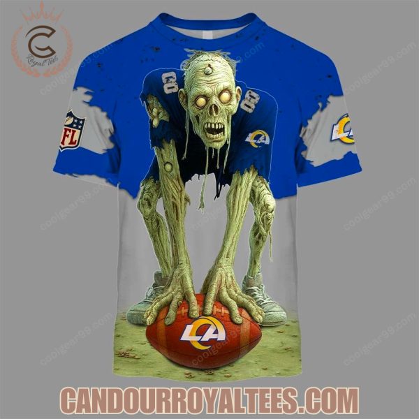 Los Angeles Rams Zombie Halloween Design Hoodie