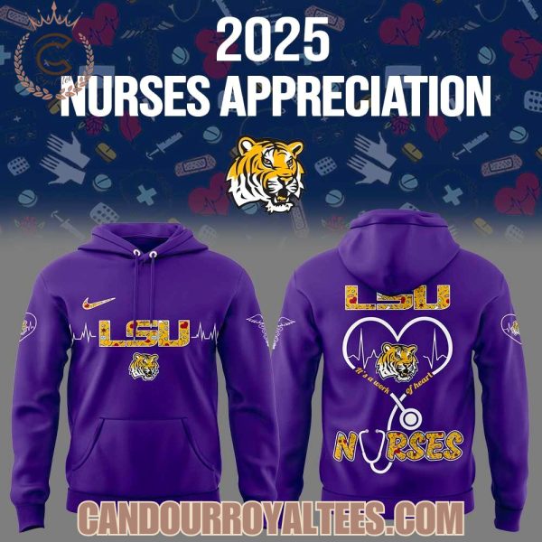 LSU Tigers x Nurses Appreciation 2025 Hoodie