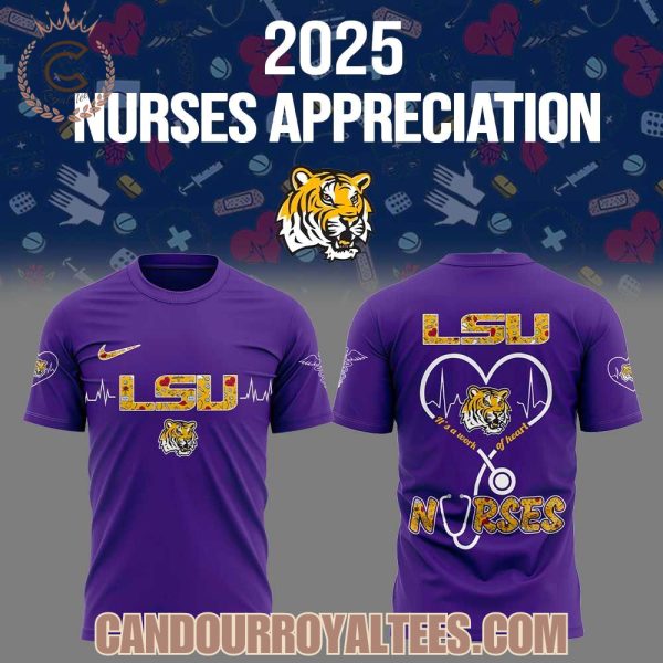 LSU Tigers x Nurses Appreciation 2025 Hoodie