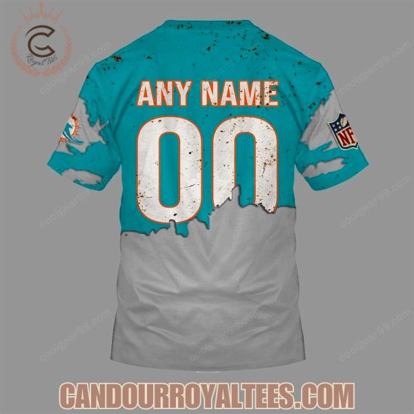 Miami Dolphins Zombie Halloween Design Hoodie