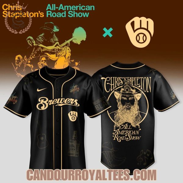 Milwaukee Brewers x Chris Stapleton All-American Road Show Jersey