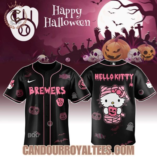 Milwaukee Brewers x Hello Kitty Cosplay Halloween Jersey
