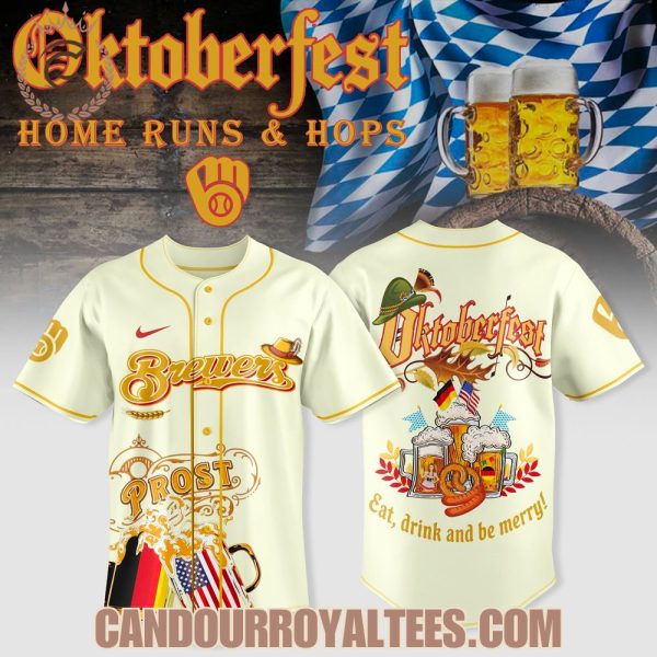 Milwaukee Brewers x Oktoberfest Home Runs & Hops 2025 Jersey