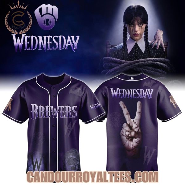 Milwaukee Brewers x Wednesday Season 2 Jersey
